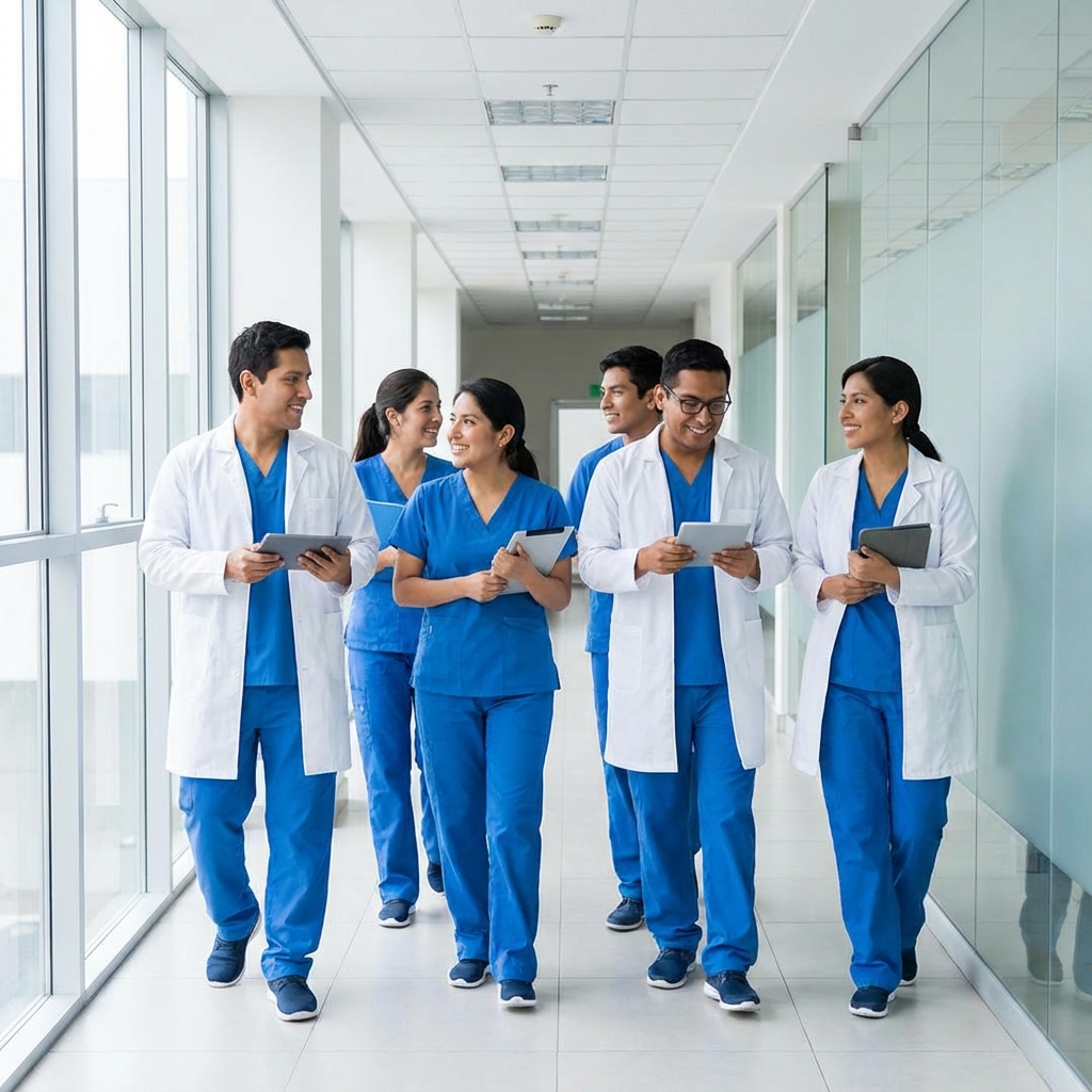 Imagen ilustrativa - Uniformes médicos: bioseguridad y confianza profesional