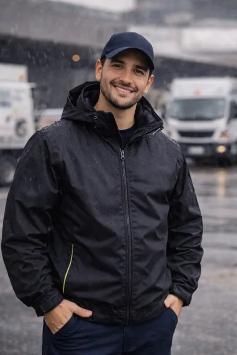 Casaca impermeable para lluvia