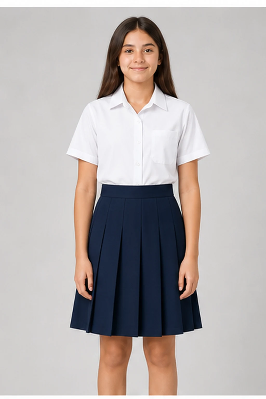 Falda plizada escolar