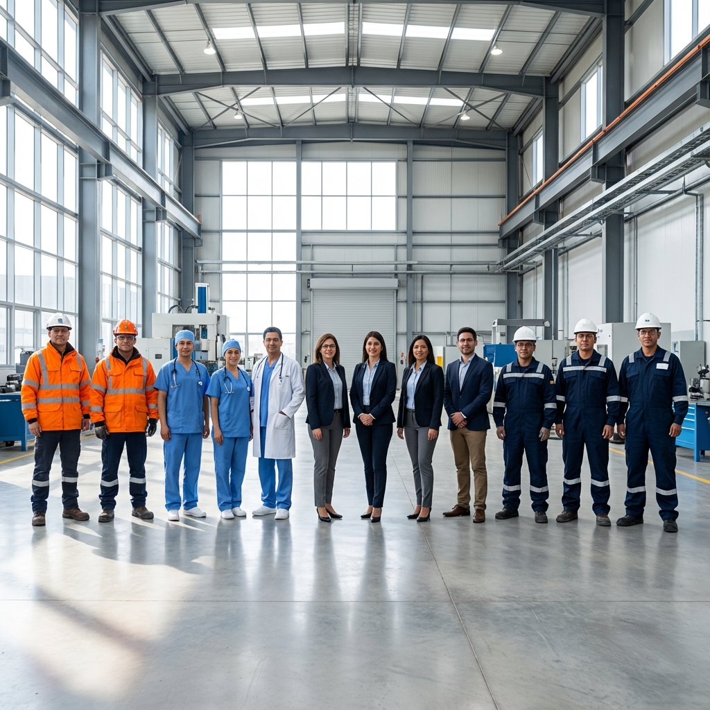 Soluciones de uniformes por industria